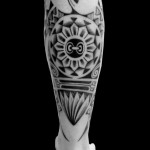 inkin - tatouage maori sur le mollet - niku tatau.jpg