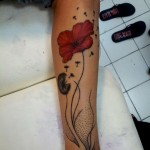 inKin-tatouage-coquelicot-jambe-INK FERNO.jpg