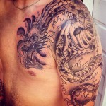 inkin - tatouage dragon sur épaule - beauty tattoo shop.jpg