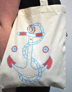 idée cadeau - sac tote bag motif tattoo